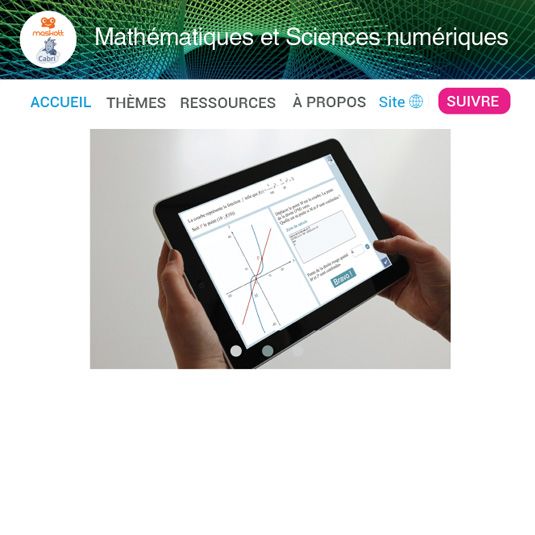 Mathématiques et Sciences numériques